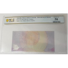 AUSTRALIA 1992 . FIVE 5 DOLLARS BANKNOTE . SPECIMEN